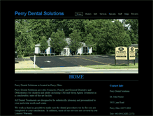 Tablet Screenshot of perrydentalsolutions.com
